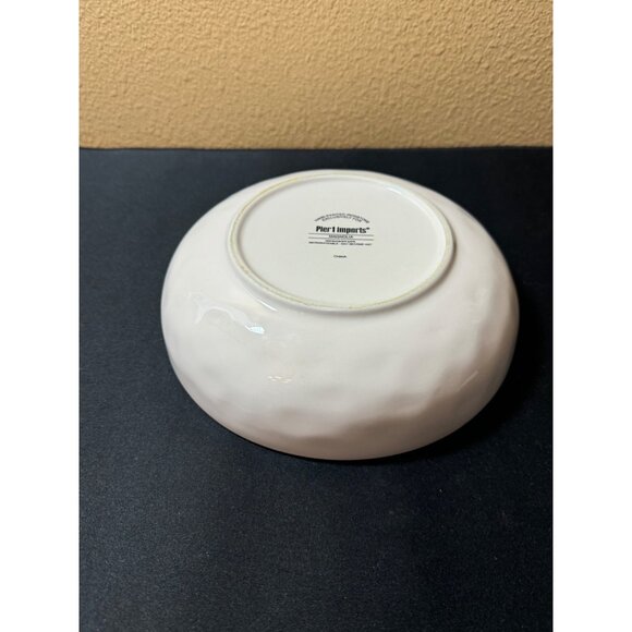 Magnolia Ironstone Bowl 10" Hand-Painted By Pier1 Imports - Picture 7 of 8